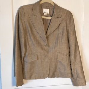 Tan Linen Blazer size 4